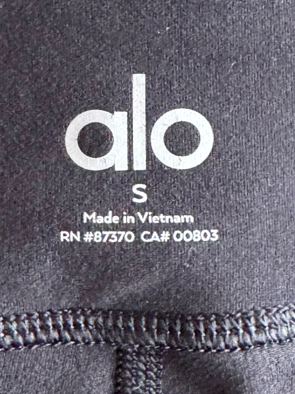 ALO Softsculpt Foldover Flare Legging Black Small